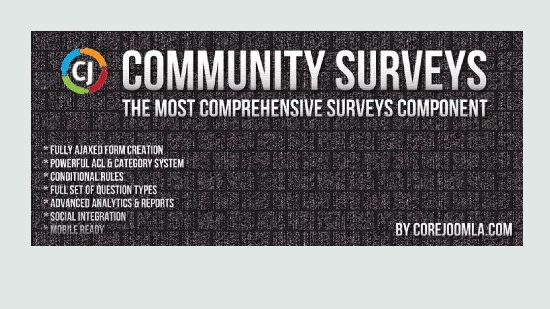 Community Surveys v6.2.3 - Joomla