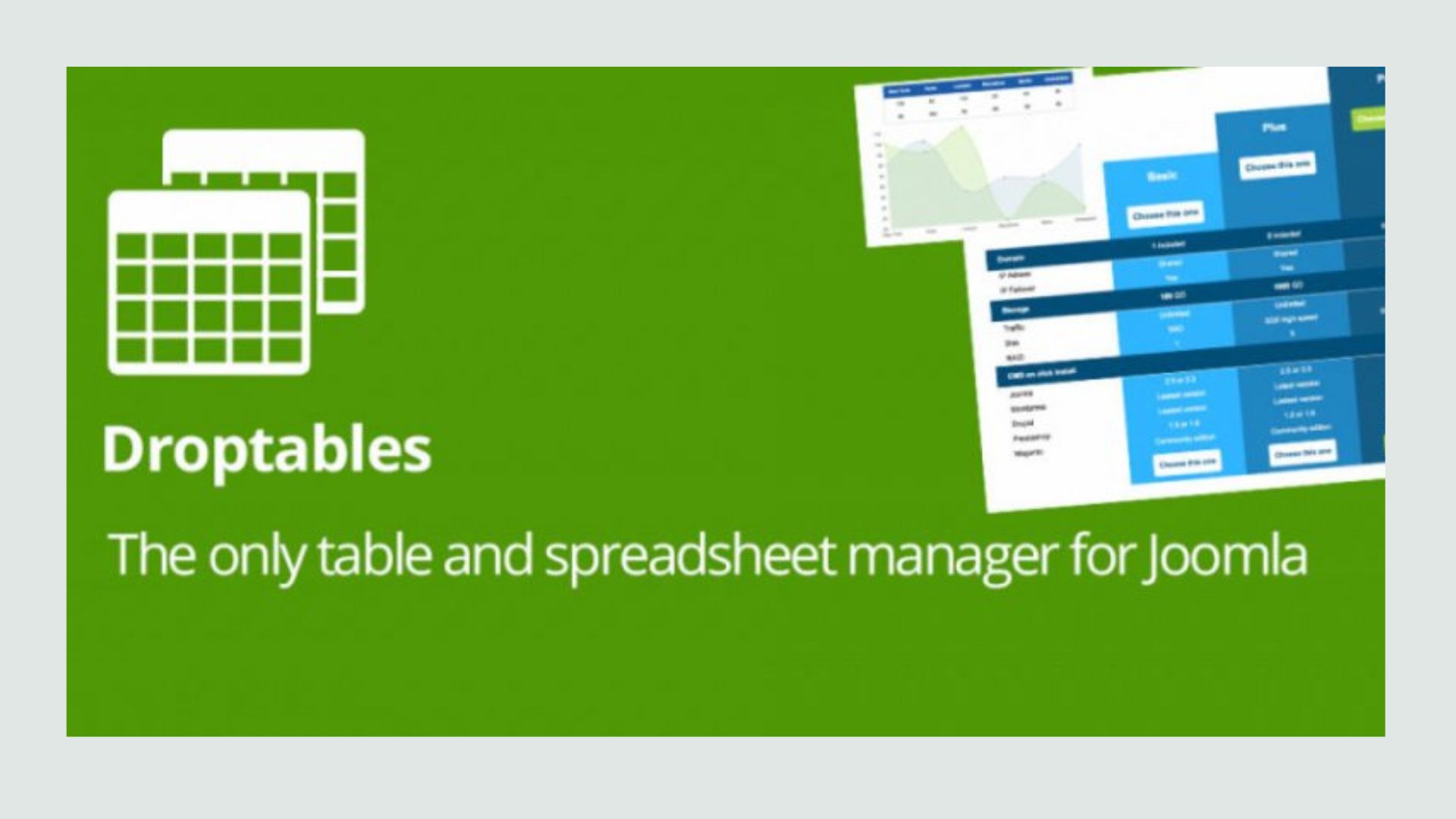 Droptables 4.2.0 - Joomla