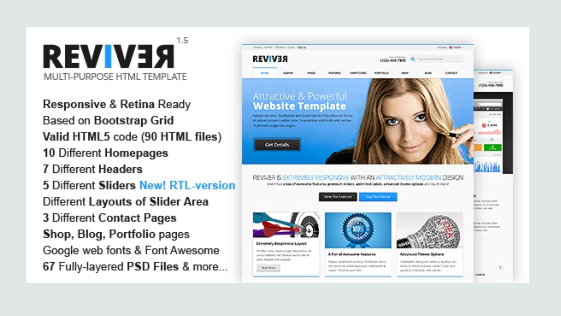 Reviver - Responsive Multipurpose VirtueMart Joomla Theme