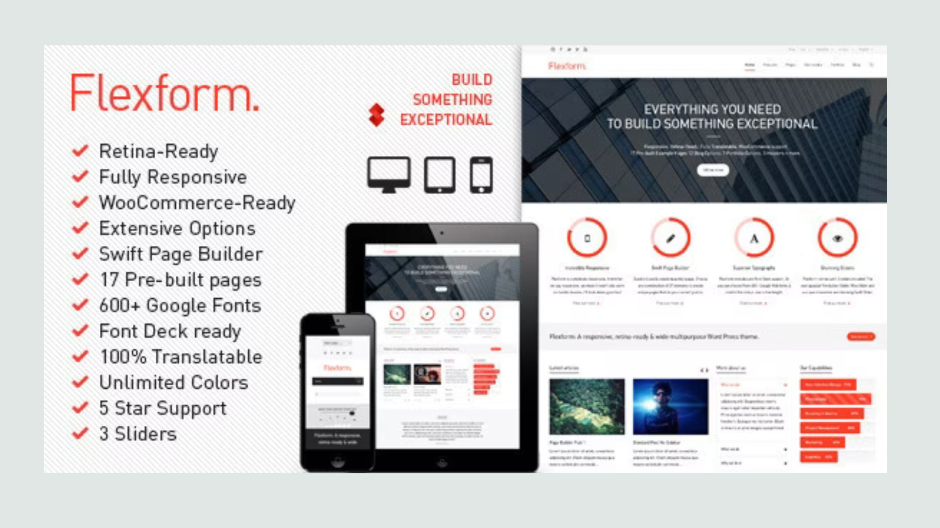 Flexform - Retina Responsive Multi-Purpose Theme - WordPress