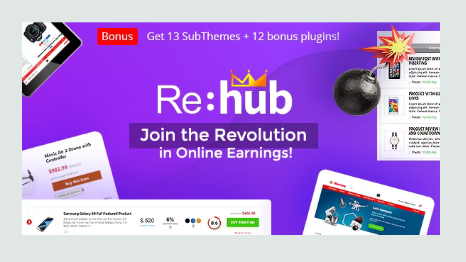REHub - Price Comparison, Multi Vendor Marketplace Wordpress Theme v19.7.2