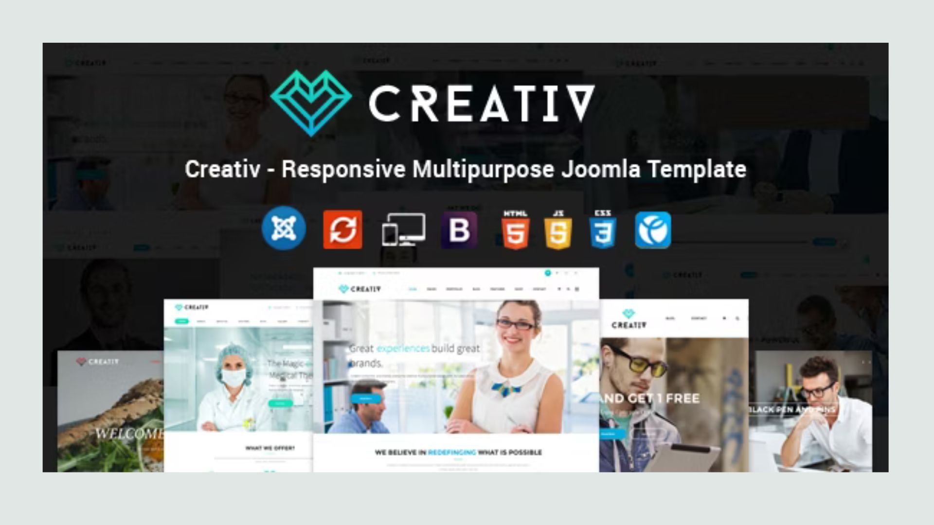 Creativ - Responsive Multipurpose Joomla Template