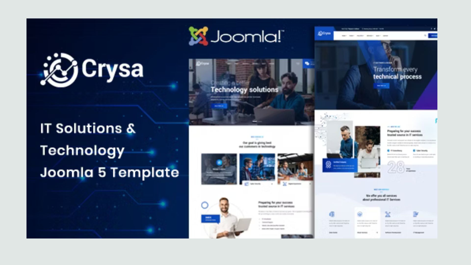 Crysa - Joomla 5 IT Solutions & Technology Template - Joomla