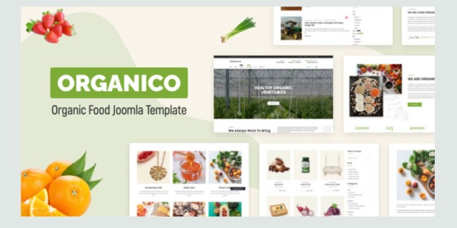 Organico v1.0 - Nutritionist Food & Farm Joomla 4 Template