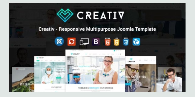 Creativ - Responsive Multipurpose Joomla Template