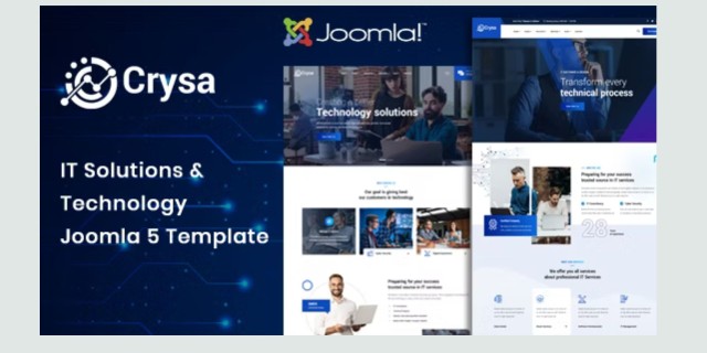 Crysa - Joomla 5 IT Solutions & Technology Template - Joomla