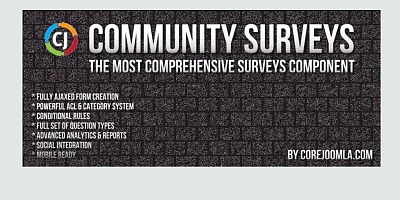 Community Surveys v6.2.3 - Joomla