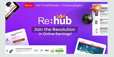 REHub - Price Comparison, Multi Vendor Marketplace Wordpress Theme v19.7.2